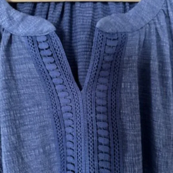 Blue Short Sleeve Top - Picture 3 of 7